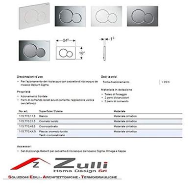 Geberit Sigma 01 bedieningspaneell chroom/mat-chroom voor Sigma reservoirs 8cm (UP720) en 12cm (UP320)