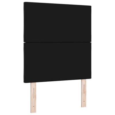 LED Hoofdbord met Diamantblokontwerp in het Zwart - 80 cm - Velvet - thumbnail