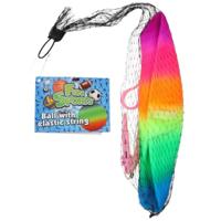 Regenboog Bungeebal aan Koord - thumbnail