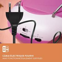 Lenco SCD37 Draagbare Radio/CD-Speler Roze - thumbnail