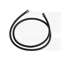 Doucheslang Hotbath Archie Gewapend Met Transparante Kunststof Mantel Geborsteld Koper PVD - thumbnail