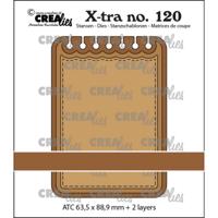 Crealies • xtra stans atc notebook horizontaal - thumbnail