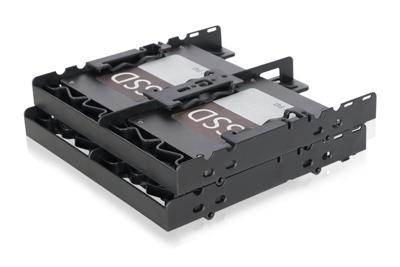 Icy Dock MB344SP quad 2,5 bracket voor 5,25 Icy Dock MB344SP quad 2,5 bracket voor 5,25