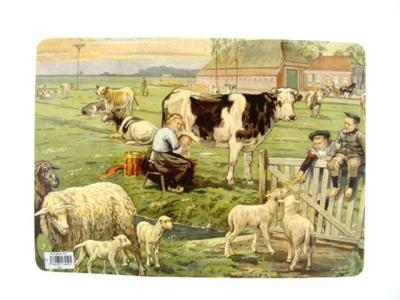 Placemat Ot en Sien bij de schapen