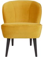 WOOOD Sara fauteuil fluweel Oker - thumbnail