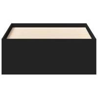 Bedframe zwart 90x200 cm - thumbnail