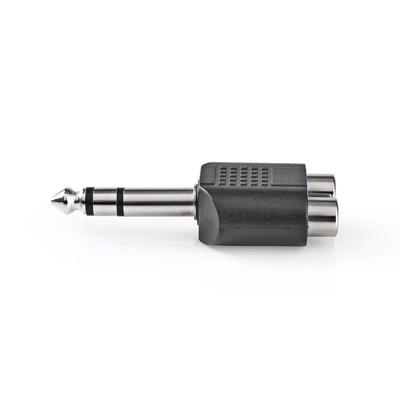 Nedis Stereo Adapter 6,35mm Jack Male To 2x RCA Female