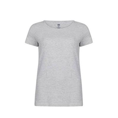 WE Fashion T-shirt met biologisch katoen grijs