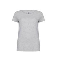 WE Fashion T-shirt met biologisch katoen grijs - thumbnail