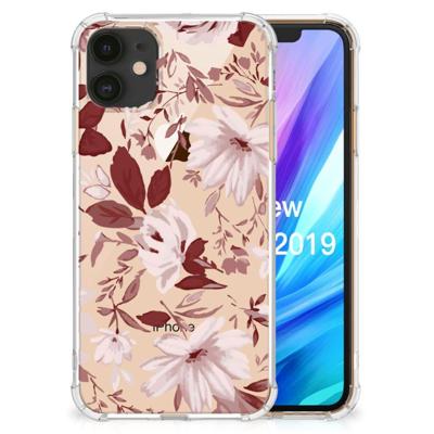 Back Cover Apple iPhone 11 Watercolor Flowers Back Cover Apple iPhone 11 Watercolor Flowers