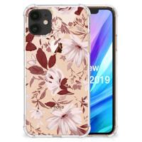 Back Cover Apple iPhone 11 Watercolor Flowers - thumbnail