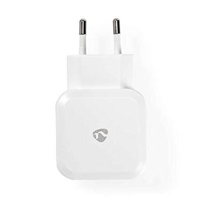 Wandoplader | 4,8 A | 2 uitgangen | USB-A | Wit