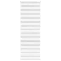 VidaXL Zebra rolgordijn 75x230 cm stofbreedte 70,9 cm polyester wit - thumbnail