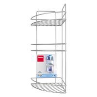 Metaltex Reflex Badkamerrek 3 Etages 23x23x53 cm Zilver - thumbnail