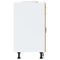 Keuken onderkast Kalmar bewerkt hout artisanaal eikenkleur - thumbnail