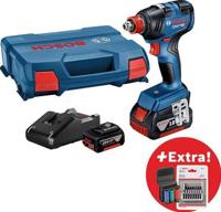 Bosch Blauw GDX 18V-200 Professional | Accu draaislagmoeraanzetter | Set | 2x accu's | in L-Boxx - 0615990M38 - thumbnail