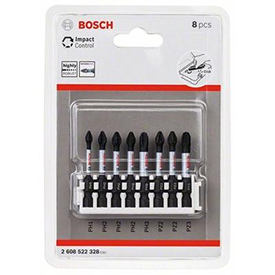 Bosch Accessoires Schroefbit Impact Control PH1-PH3/PZ2-PZ3 50 mm 8x - 2608522328