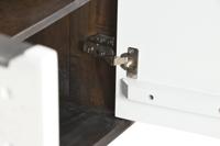 Dressoir DKD Home Decor Wit Bruin Metaal Mangohout 90 x 43 x 80 cm - thumbnail