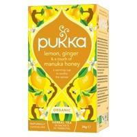 Thee Pukka lemon ginger & manuka honey 20 zakjes - thumbnail
