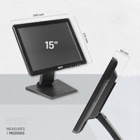 Monitor met Touchscreen iggual MTL15C 15" 60 Hz - thumbnail