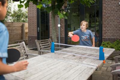 BS Toys tafeltennisnet uitschuifbaar