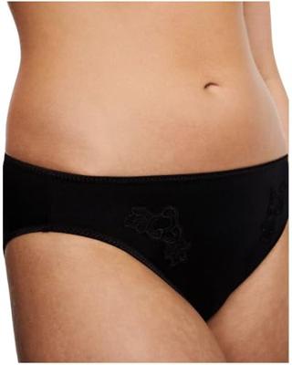 Hedona - kanten bikini slip dames - Kanten dames ondergoed - zwarte onderbroek