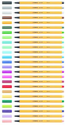 Stabilo point 88 fineliners, 15st. Stabilo point 88 fineliners, 15st.