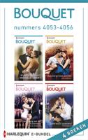 Bouquet e-bundel nummers 4053 - 4056 - Michelle Smart, Kim Lawrence, Natalie Anderson, Pippa Roscoe - ebook - thumbnail