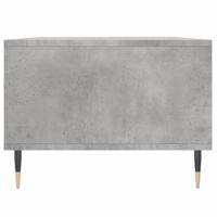 Salontafel 90x50x36,5 cm bewerkt hout betongrijs - thumbnail