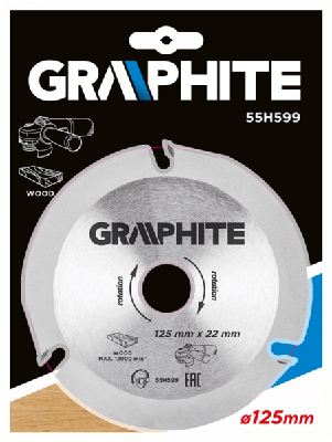 graphite zaagblad voor haakse slijper 55h599 graphite zaagblad voor haakse slijper 55h599