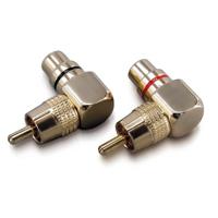 Sinuslive CWS Cinch-hoekadapter [1x Cinch-stekker - 1x Cinch-koppeling] - thumbnail