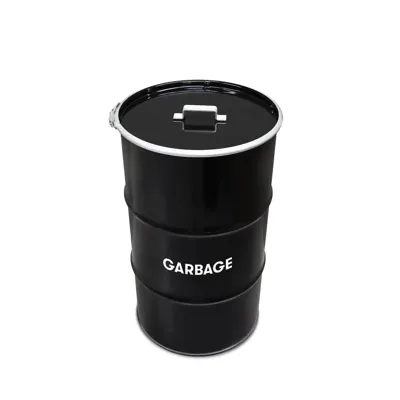 Olievat prullenbak 120L - Garbage - Met handvat deksel