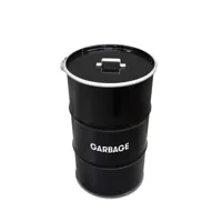 Olievat prullenbak 120L - Garbage - Met handvat deksel - thumbnail