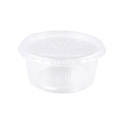 Plastic bak + deksel helder (250x 250cc)