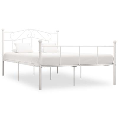 Bedframe metaal wit 120x200 cm