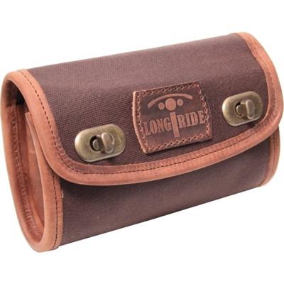 Zadeltas Longride Waxed corron/aged leer