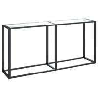 Wandtafel 180x35x75,5 cm gehard glas transparant - thumbnail