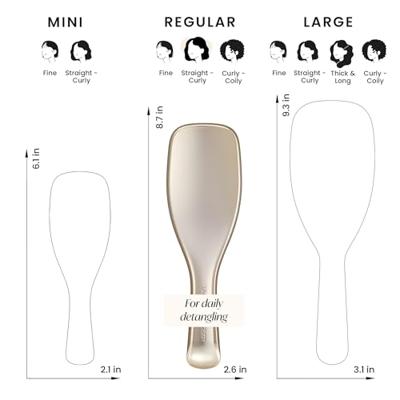 Tangle Teezer the ultimate detangler chrome champagne gold