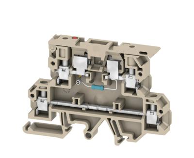 Weidmüller 9802720001 Zekering-serieklem 4 mm Schroeven Beige 50 stuk(s)