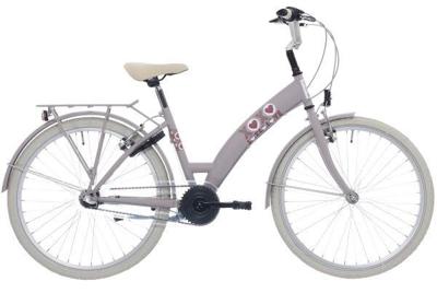 Bikefun Kinderfiets lots of love 26 inch met nexus 3 versnelling/remnaaf - adobe roze
