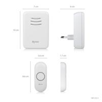 Byron DBY-22312 Complete set voor Draadloze deurbel - thumbnail