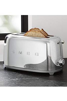 Smeg TSF02SSEU Broodrooster Grijs Smeg TSF02SSEU Broodrooster Grijs