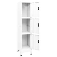 Lockerkast 38x45x180 cm staal wit - thumbnail