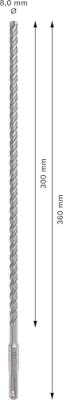 Bosch Accessories 2608833793 2608833793 Hamerboor 8 mm SDS-Plus 1 stuk(s)