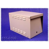 Hammond Electronics 516-0010 Transformatorbehuizing (l x b x h) 365 x 216 x 235 mm Aluminium Grijs 1 stuk(s) - thumbnail