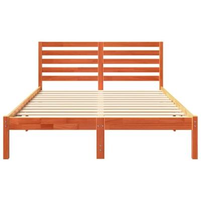 Bedframe Wasbruin 120 x 200 cm Massief grenenhout Bedframe Wasbruin 120 x 200 cm Massief grenenhout