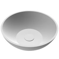 Best Design Waskom Rondy Opbouw Mat Wit 38 cm Solid Surface - thumbnail