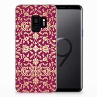 Siliconen Hoesje Samsung Galaxy S9 Barok Pink - thumbnail