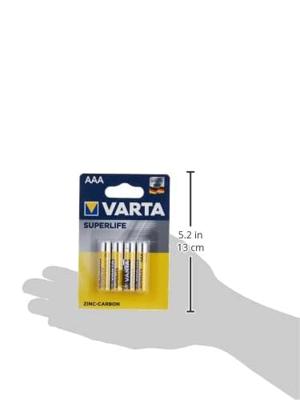Varta - batterij r03 aaa 15v krt (4) - thumbnail
