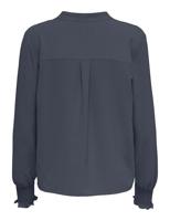 Only Onlmette V-neck Ls Smock Top Noos Wvn T-shirt Lange Mouw Ombre Blue - thumbnail